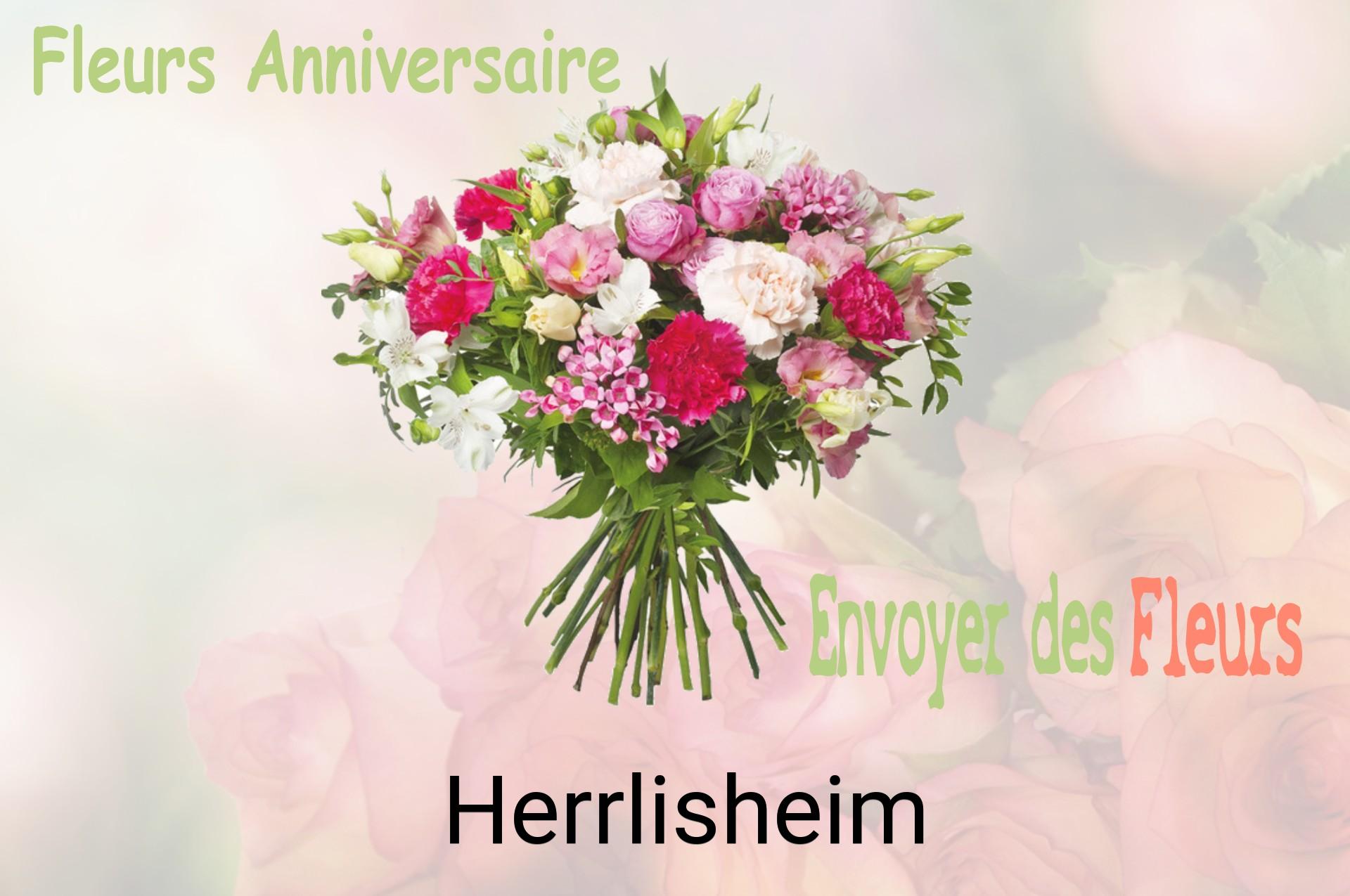 Bouquet de fleurs d’anniversaire livré à Herrlisheim